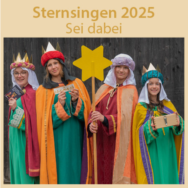 Sternsingeraktion - Sei Dabei / Foto Haijes Sei Dabei bei der Sternsingeraktion 2025