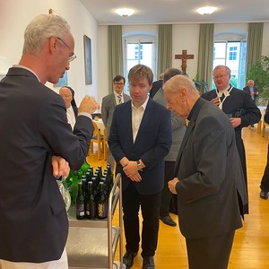 Mittagessen der Priesterweihejubilare