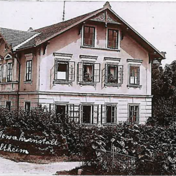 Rudolf Mitterbauer / Postkarte 'Kinderbewahranstalt'