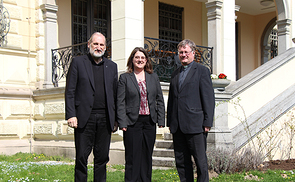 V. l.: Der derzeitige Pastoralamtsdirektor Wilhelm Vieböck, seine designierte Nachfolgerin Gabriele Eder-Cakl und Bischof Manfred Scheuer. 