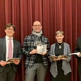 V. l.: Die HerausgeberInnen Bernhard Zopf, Thomas Schlager-Weidinger und Monika Würthinger mit Bischof Manfred Scheuer. Nicht auf dem Bild: Herausgeber Andreas Schmoller.