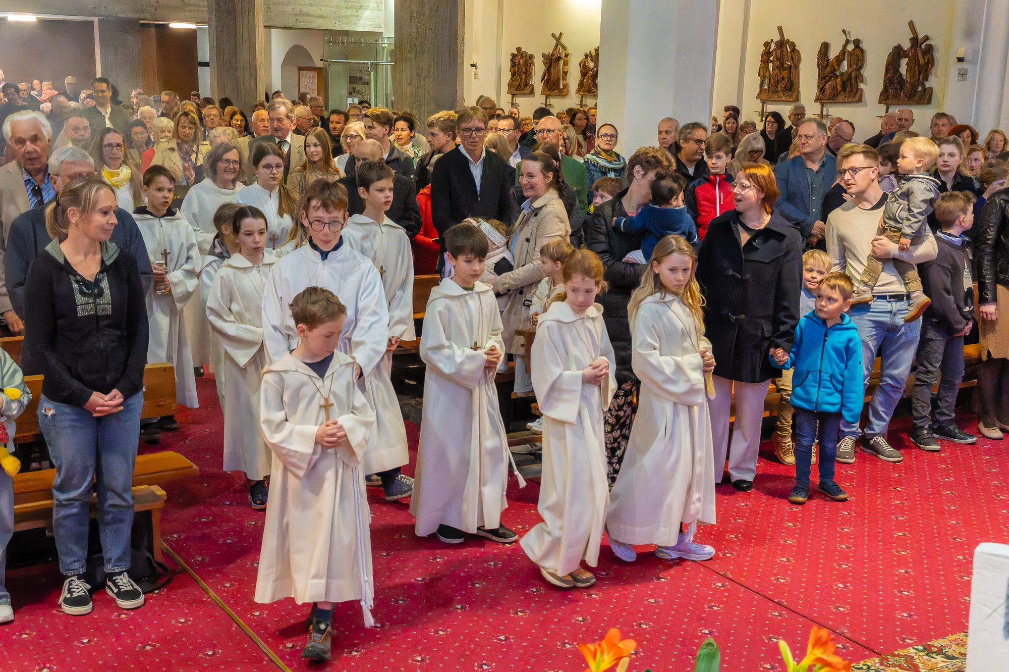 Einzug zum Festgottesdienst