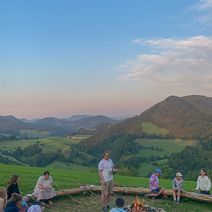 Donnerstag: ein Abend am Lagerfeuer