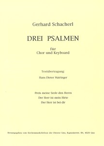 Drei Psalmen Part.