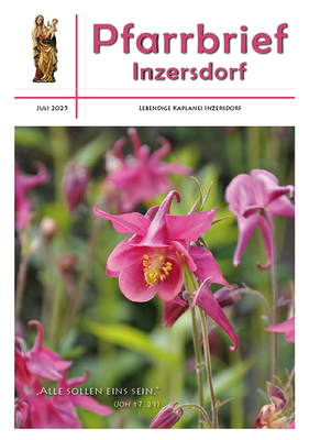 Titelblatt Pfarrbrief Juli 2025