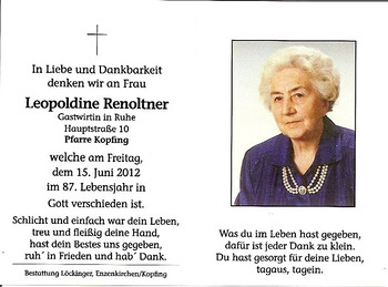 Leopoldine Renoltner