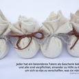 Talente als Geschenk.